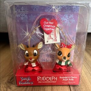 NEW 2004 Jingle Buddies Ornament Rudolph & Clarice Our First Christmas Together